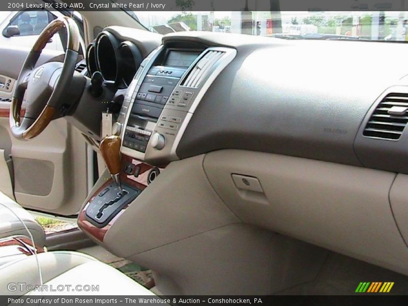 Crystal White Pearl / Ivory 2004 Lexus RX 330 AWD