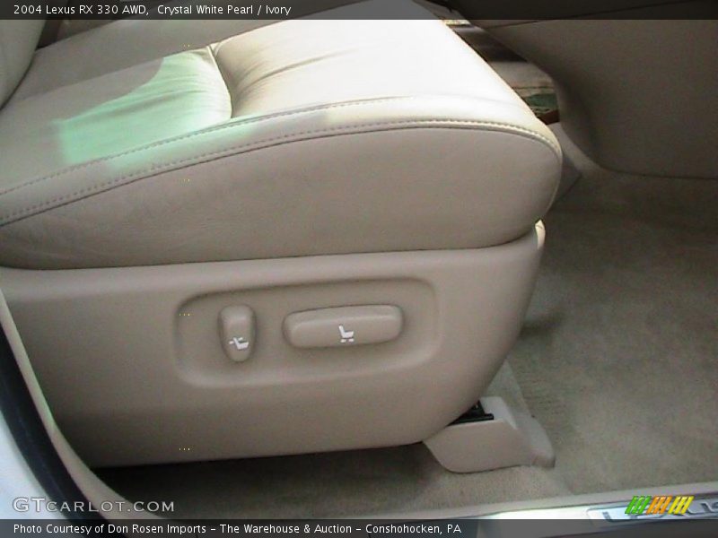 Crystal White Pearl / Ivory 2004 Lexus RX 330 AWD