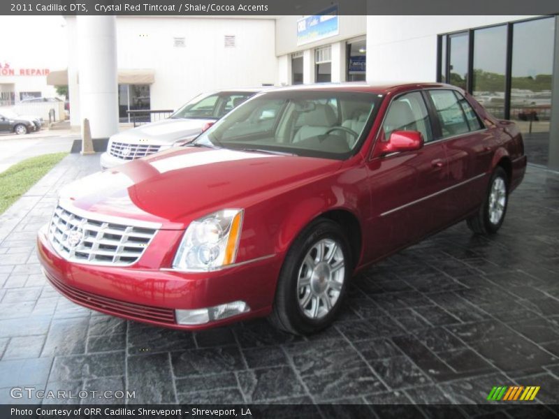 Crystal Red Tintcoat / Shale/Cocoa Accents 2011 Cadillac DTS
