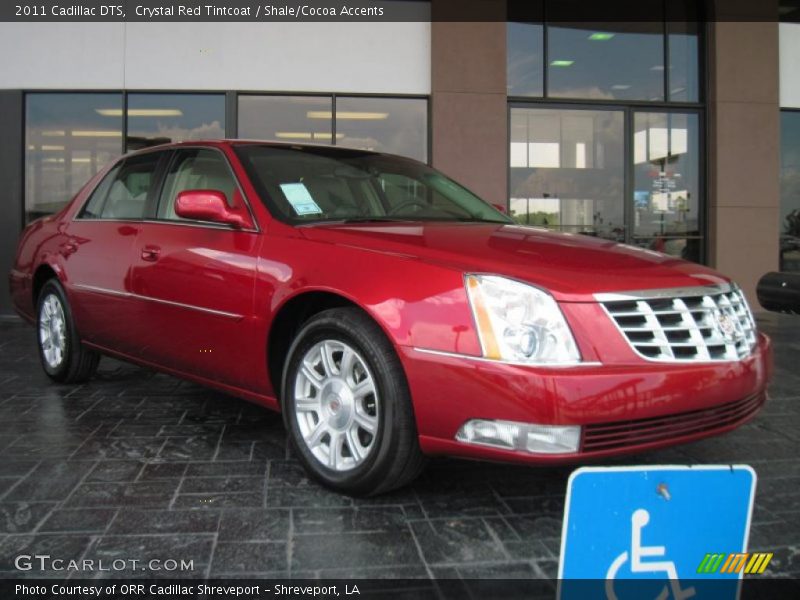 Crystal Red Tintcoat / Shale/Cocoa Accents 2011 Cadillac DTS