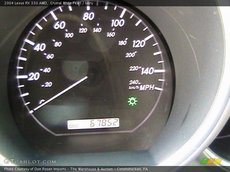 Crystal White Pearl / Ivory 2004 Lexus RX 330 AWD