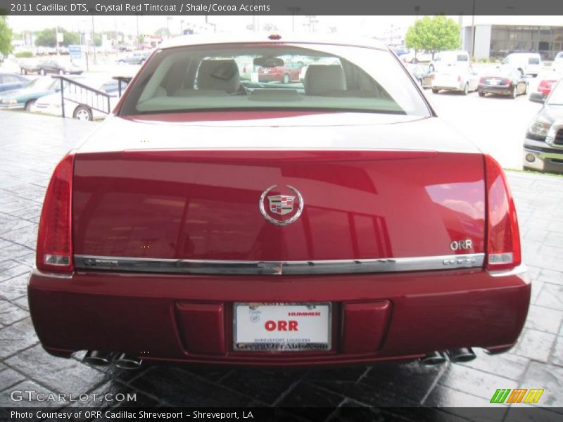 Crystal Red Tintcoat / Shale/Cocoa Accents 2011 Cadillac DTS