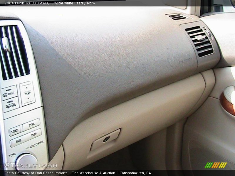 Crystal White Pearl / Ivory 2004 Lexus RX 330 AWD