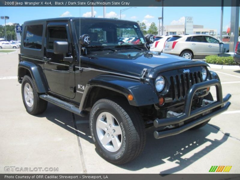 Black / Dark Slate Gray/Medium Slate Gray 2008 Jeep Wrangler X 4x4