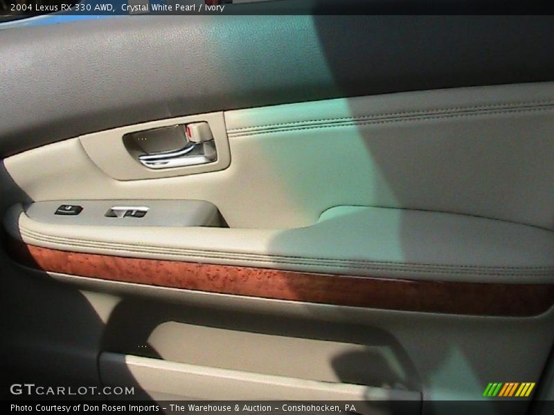 Crystal White Pearl / Ivory 2004 Lexus RX 330 AWD