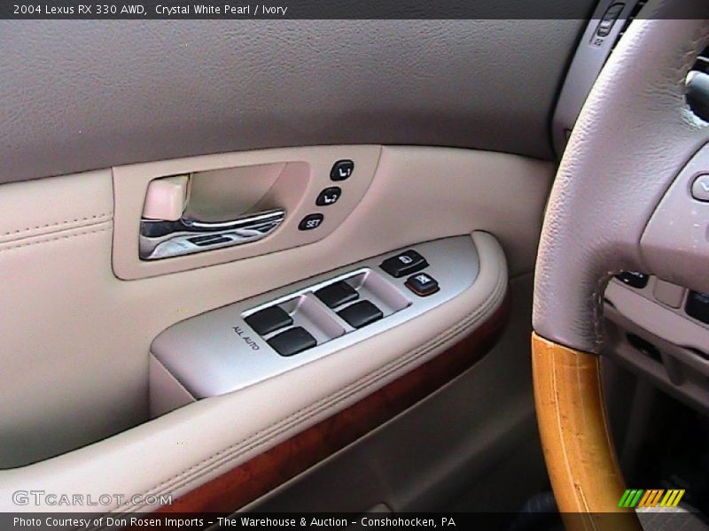 Crystal White Pearl / Ivory 2004 Lexus RX 330 AWD