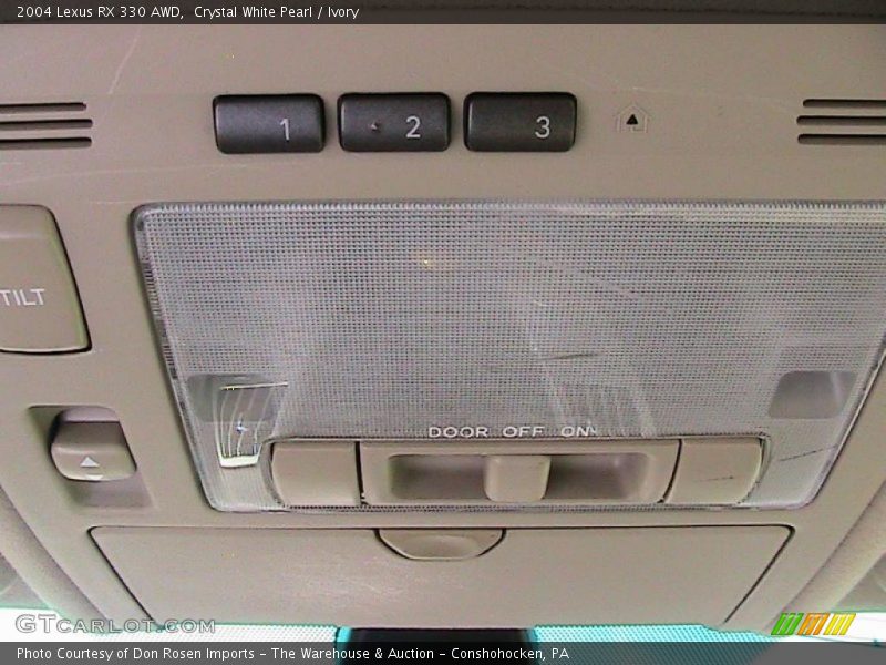 Crystal White Pearl / Ivory 2004 Lexus RX 330 AWD
