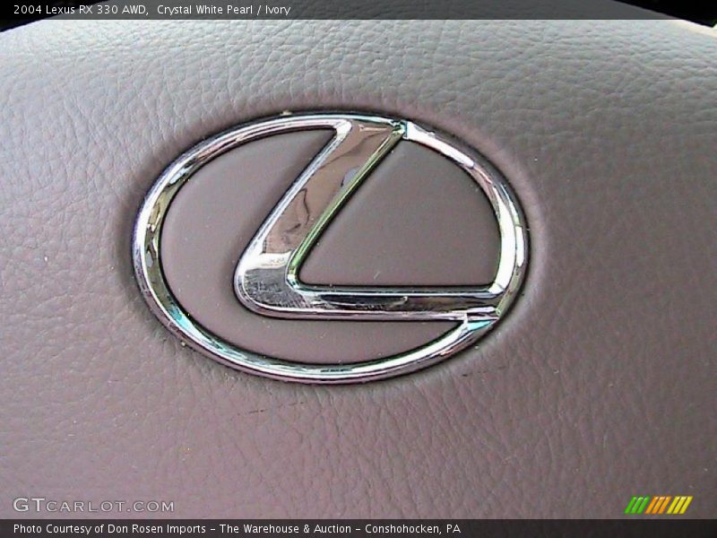 Crystal White Pearl / Ivory 2004 Lexus RX 330 AWD