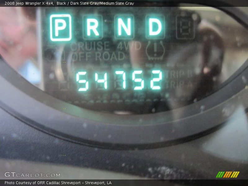 Black / Dark Slate Gray/Medium Slate Gray 2008 Jeep Wrangler X 4x4