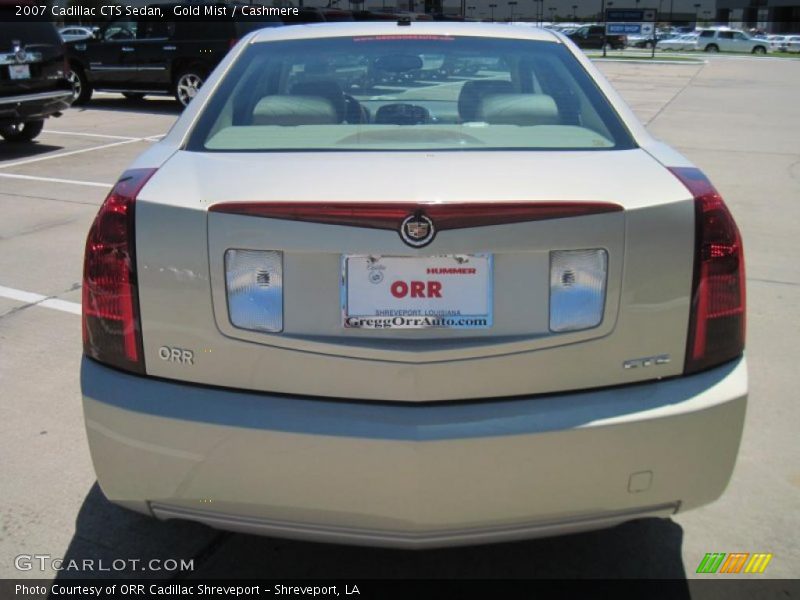 Gold Mist / Cashmere 2007 Cadillac CTS Sedan