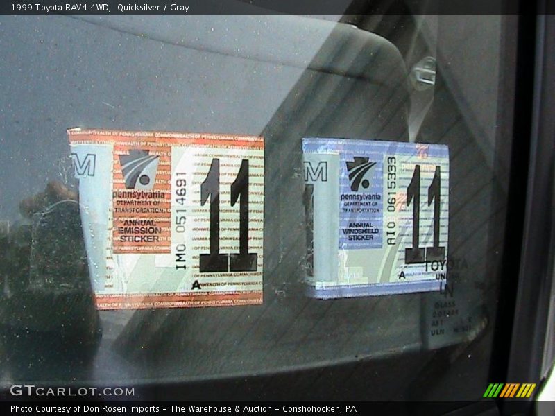 Quicksilver / Gray 1999 Toyota RAV4 4WD
