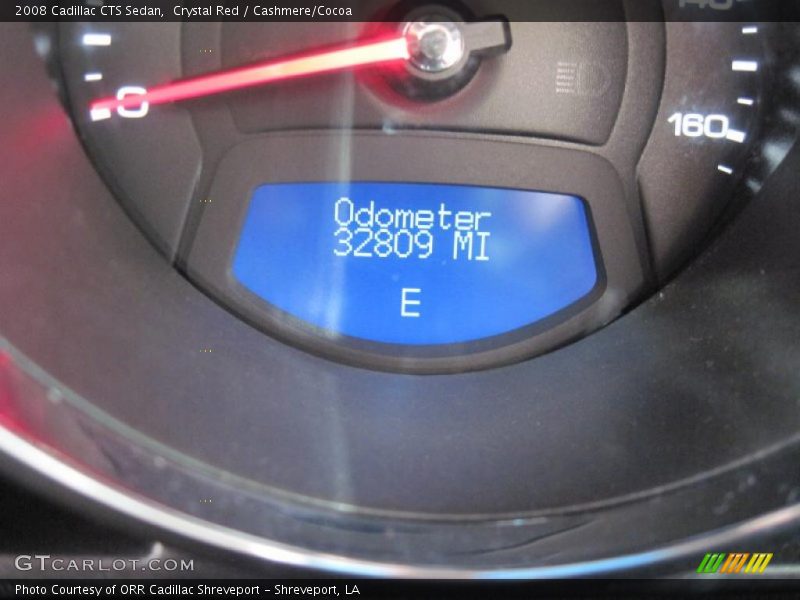 Crystal Red / Cashmere/Cocoa 2008 Cadillac CTS Sedan