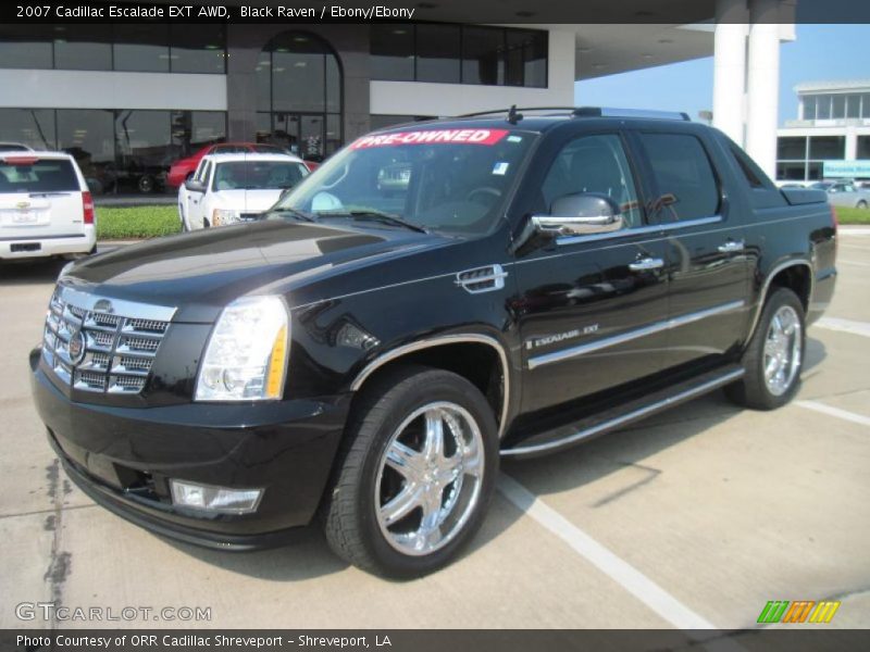 Black Raven / Ebony/Ebony 2007 Cadillac Escalade EXT AWD