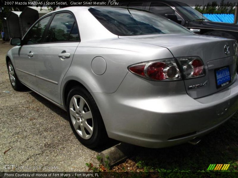 Glacier Silver Metallic / Gray 2007 Mazda MAZDA6 i Sport Sedan