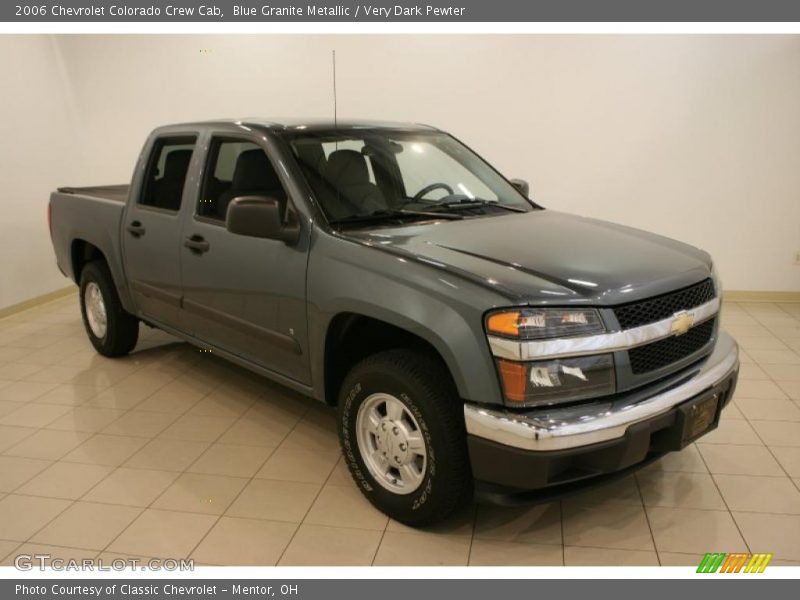 Blue Granite Metallic / Very Dark Pewter 2006 Chevrolet Colorado Crew Cab