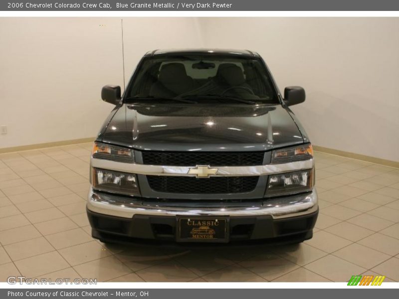Blue Granite Metallic / Very Dark Pewter 2006 Chevrolet Colorado Crew Cab
