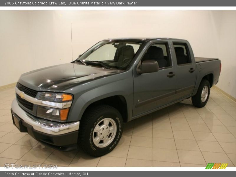 Blue Granite Metallic / Very Dark Pewter 2006 Chevrolet Colorado Crew Cab