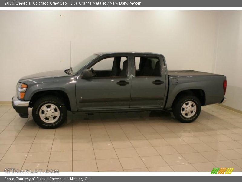 Blue Granite Metallic / Very Dark Pewter 2006 Chevrolet Colorado Crew Cab