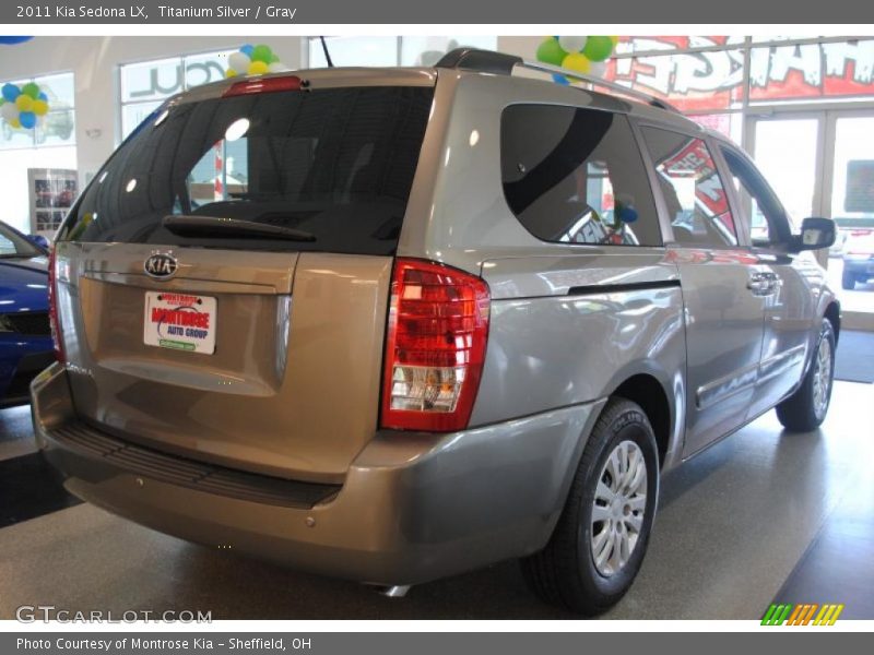 Titanium Silver / Gray 2011 Kia Sedona LX