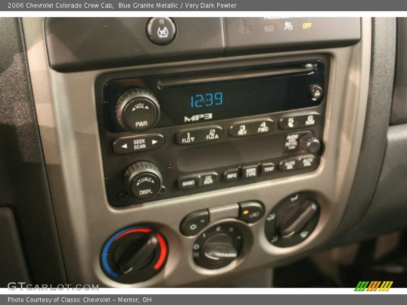 Blue Granite Metallic / Very Dark Pewter 2006 Chevrolet Colorado Crew Cab