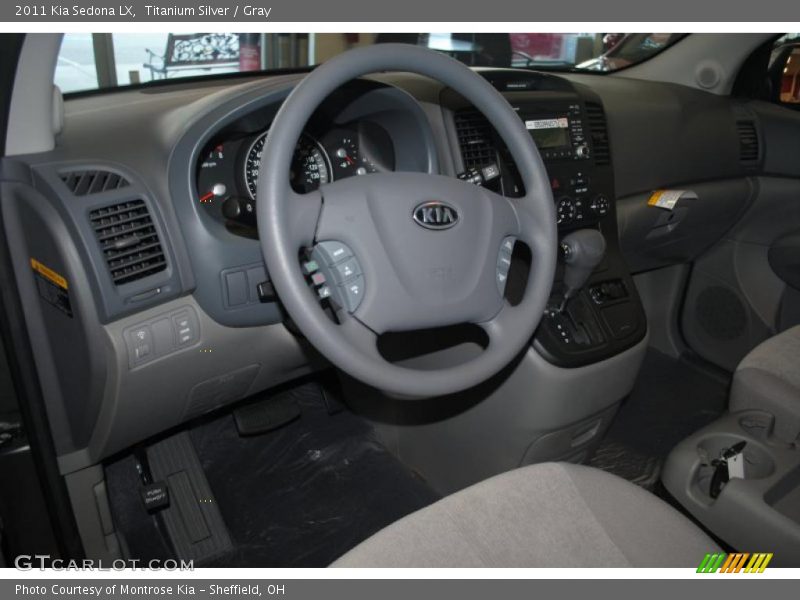 Titanium Silver / Gray 2011 Kia Sedona LX