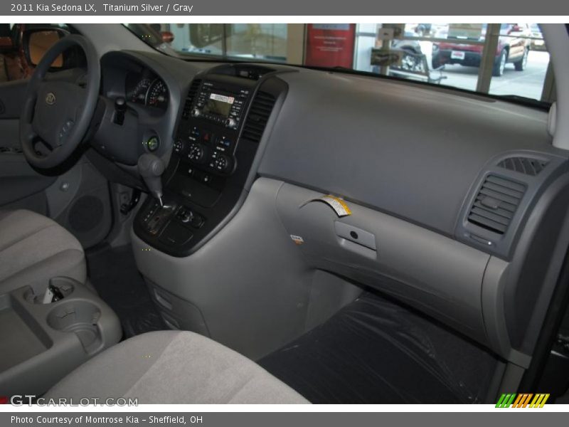 Titanium Silver / Gray 2011 Kia Sedona LX
