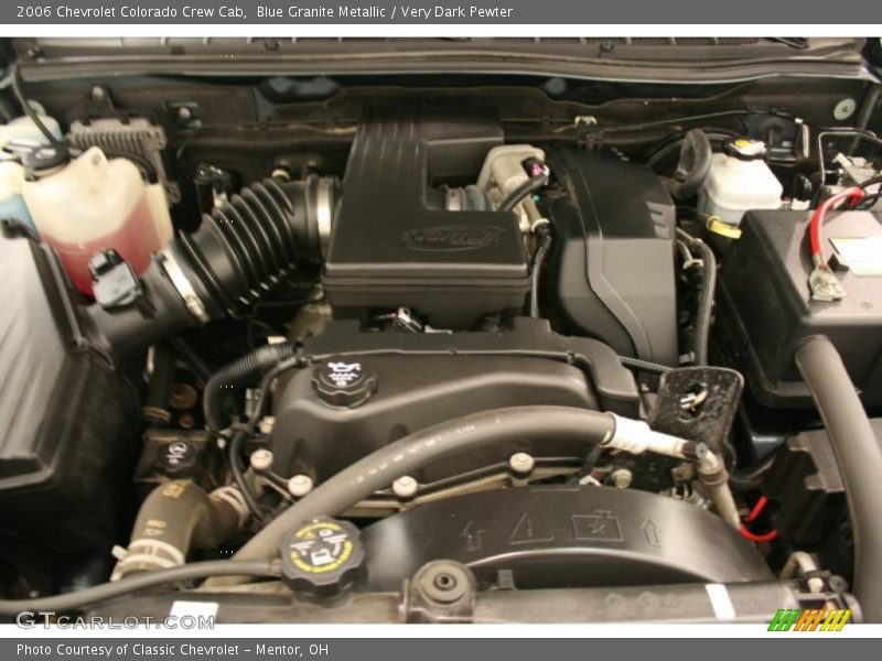 Blue Granite Metallic / Very Dark Pewter 2006 Chevrolet Colorado Crew Cab