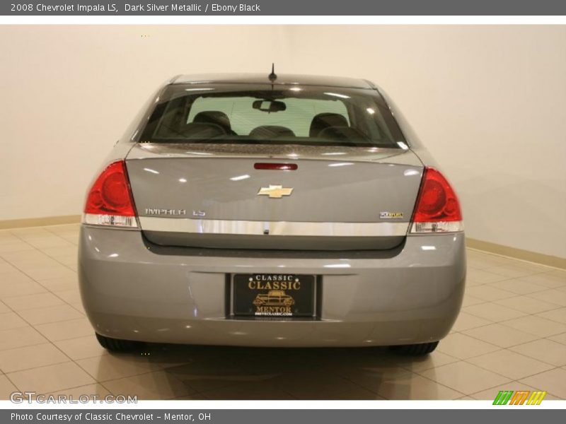 Dark Silver Metallic / Ebony Black 2008 Chevrolet Impala LS