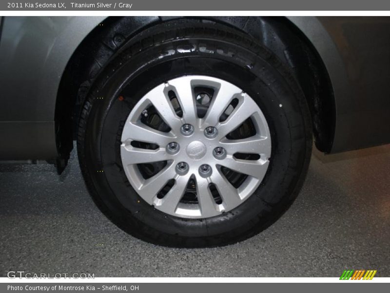 Titanium Silver / Gray 2011 Kia Sedona LX