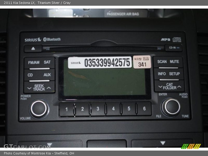 Titanium Silver / Gray 2011 Kia Sedona LX