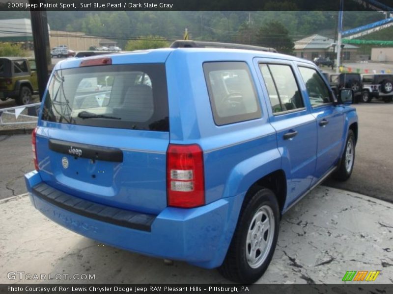 Surf Blue Pearl / Dark Slate Gray 2008 Jeep Patriot Sport