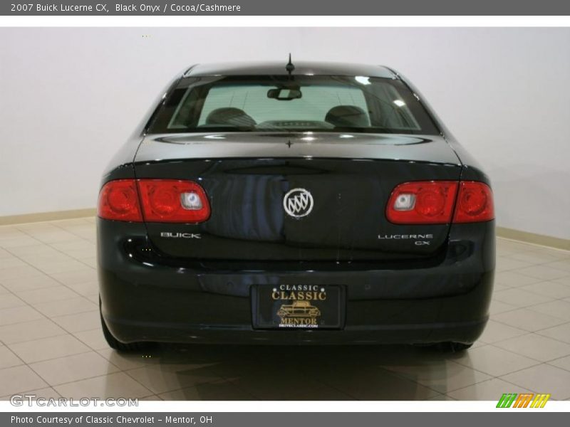 Black Onyx / Cocoa/Cashmere 2007 Buick Lucerne CX