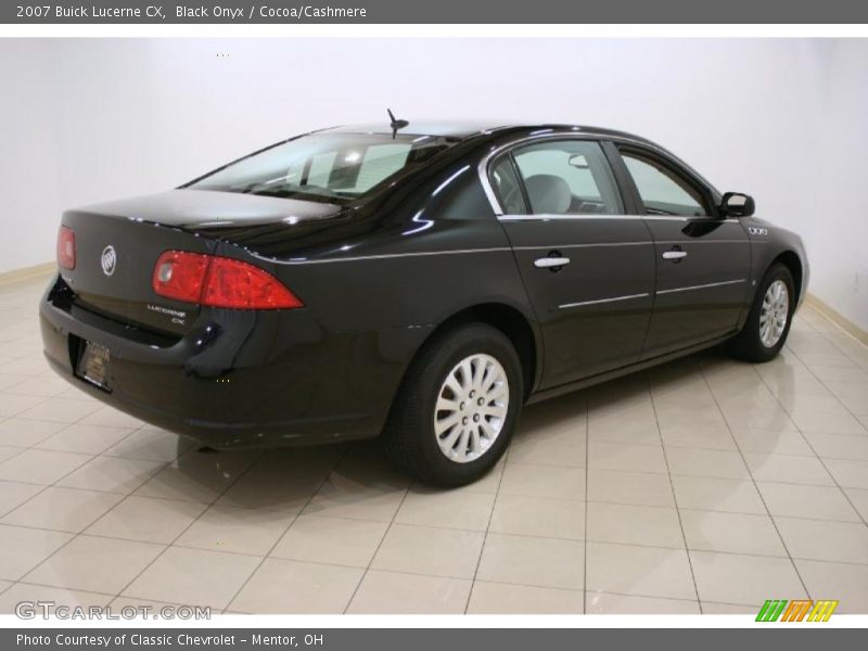 Black Onyx / Cocoa/Cashmere 2007 Buick Lucerne CX