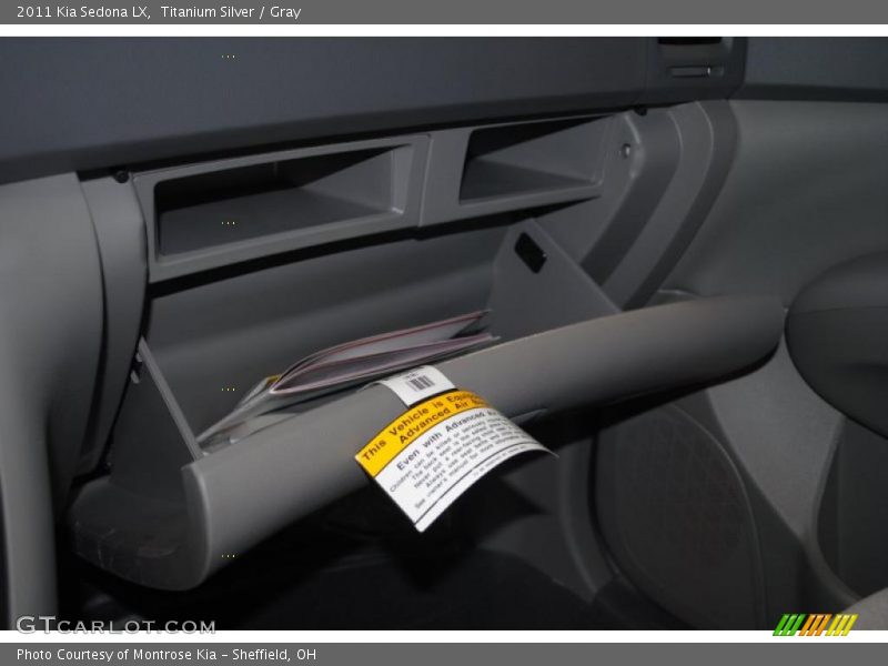 Titanium Silver / Gray 2011 Kia Sedona LX