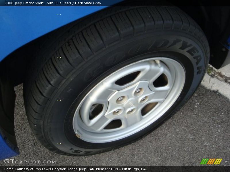 Surf Blue Pearl / Dark Slate Gray 2008 Jeep Patriot Sport