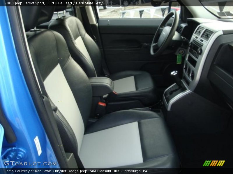 Surf Blue Pearl / Dark Slate Gray 2008 Jeep Patriot Sport