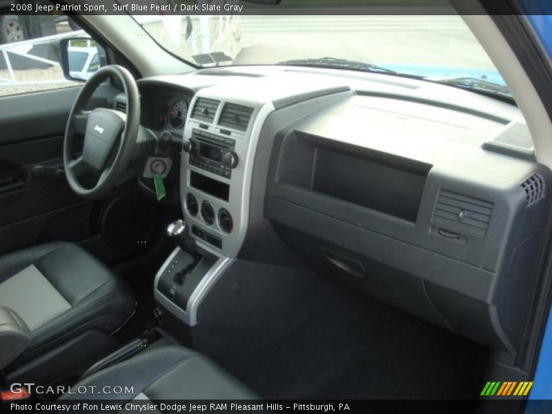 Surf Blue Pearl / Dark Slate Gray 2008 Jeep Patriot Sport