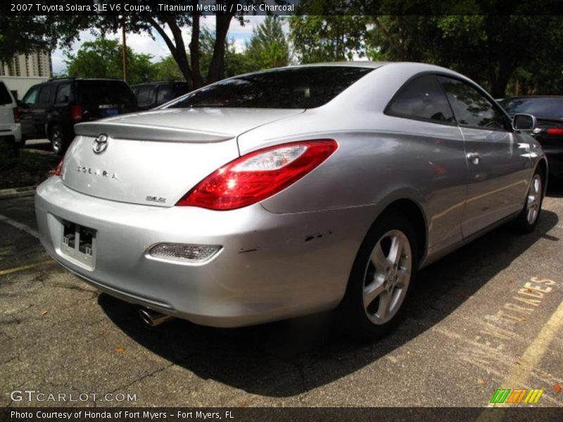 Titanium Metallic / Dark Charcoal 2007 Toyota Solara SLE V6 Coupe