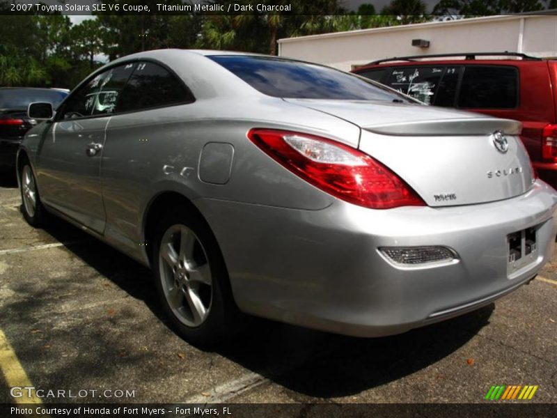 Titanium Metallic / Dark Charcoal 2007 Toyota Solara SLE V6 Coupe