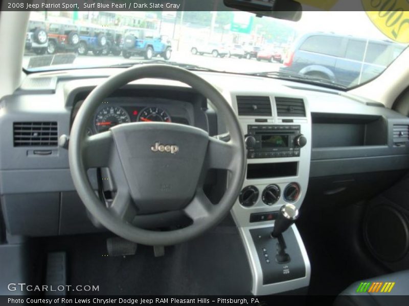 Surf Blue Pearl / Dark Slate Gray 2008 Jeep Patriot Sport