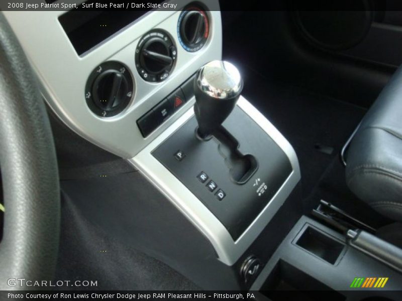 Surf Blue Pearl / Dark Slate Gray 2008 Jeep Patriot Sport