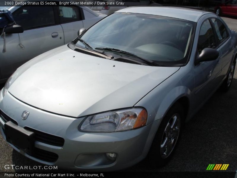 Bright Silver Metallic / Dark Slate Gray 2003 Dodge Stratus ES Sedan