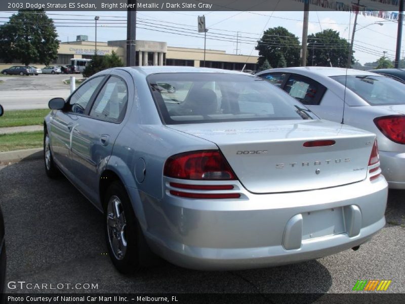 Bright Silver Metallic / Dark Slate Gray 2003 Dodge Stratus ES Sedan