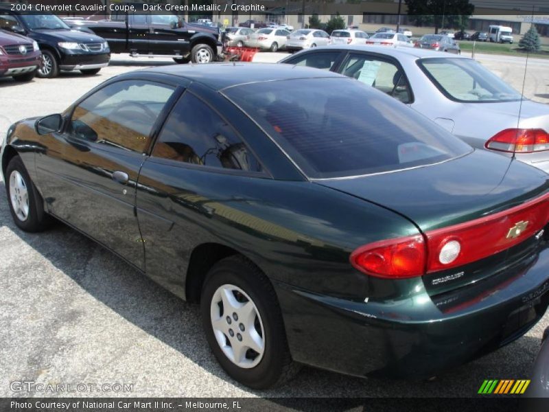 Dark Green Metallic / Graphite 2004 Chevrolet Cavalier Coupe