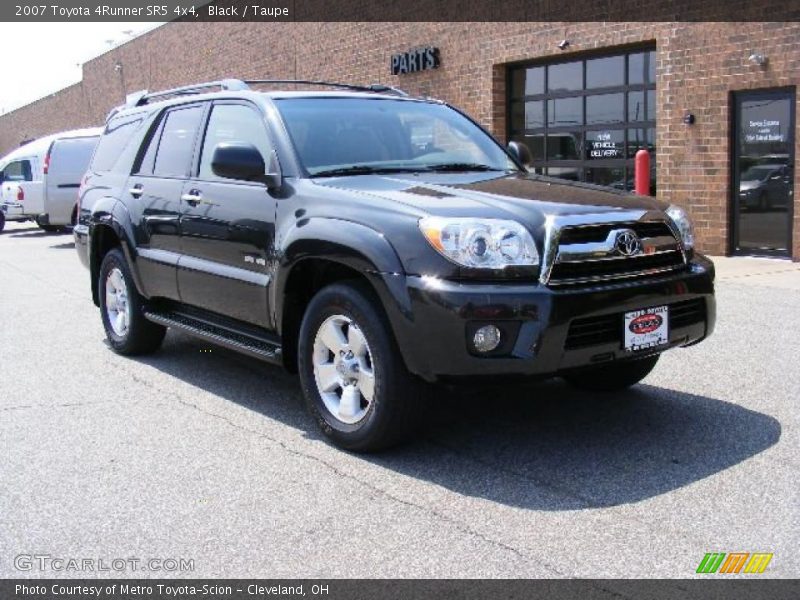 Black / Taupe 2007 Toyota 4Runner SR5 4x4