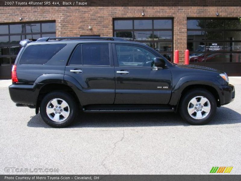 Black / Taupe 2007 Toyota 4Runner SR5 4x4