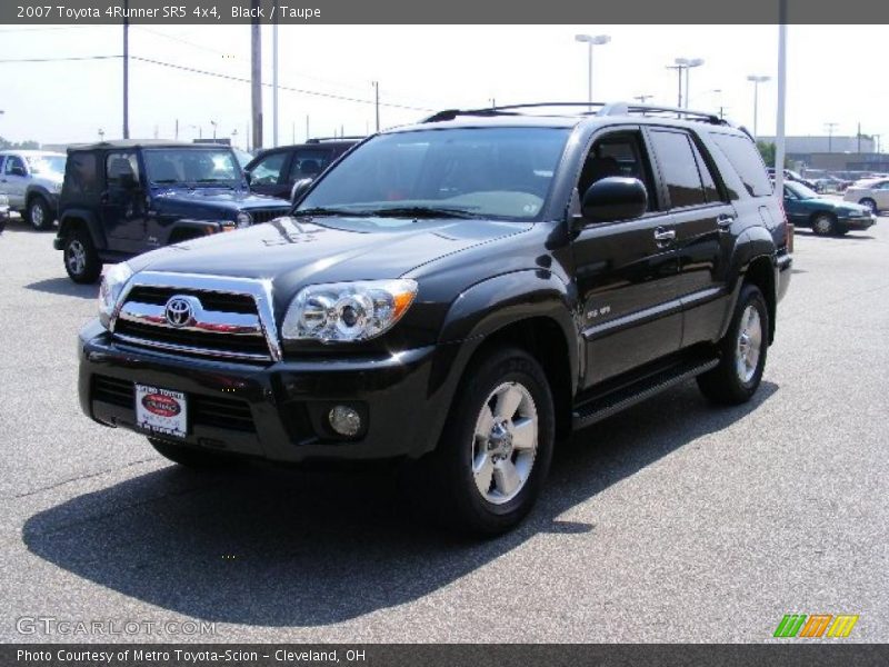 Black / Taupe 2007 Toyota 4Runner SR5 4x4