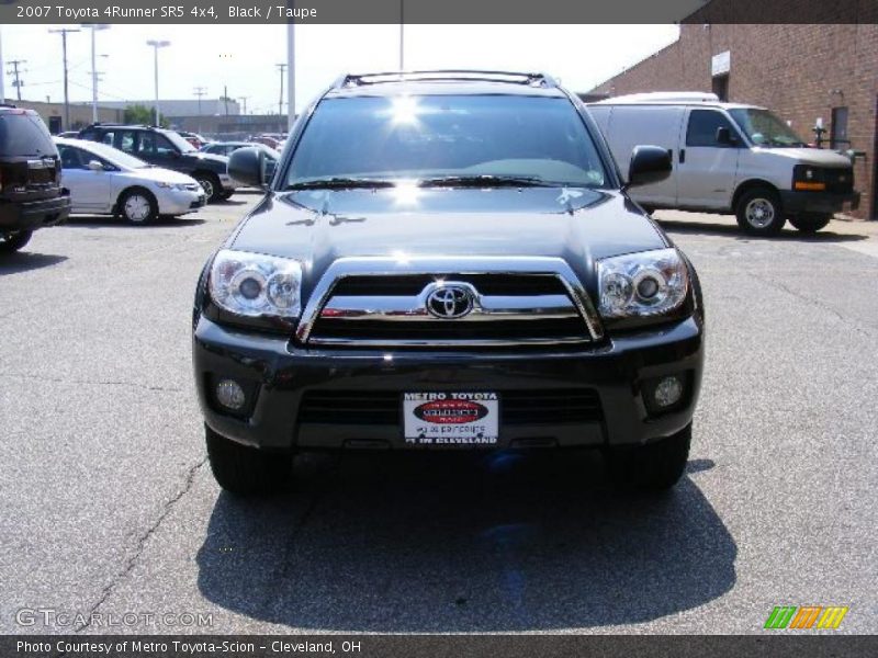 Black / Taupe 2007 Toyota 4Runner SR5 4x4
