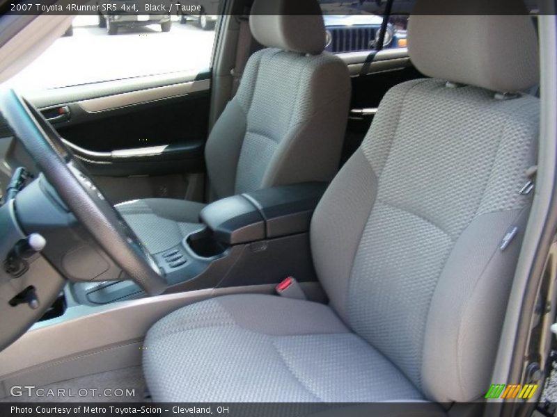 Black / Taupe 2007 Toyota 4Runner SR5 4x4