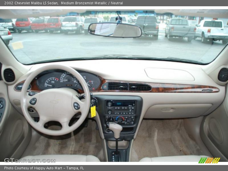 Medium Bronzemist Metallic / Neutral 2002 Chevrolet Malibu LS Sedan